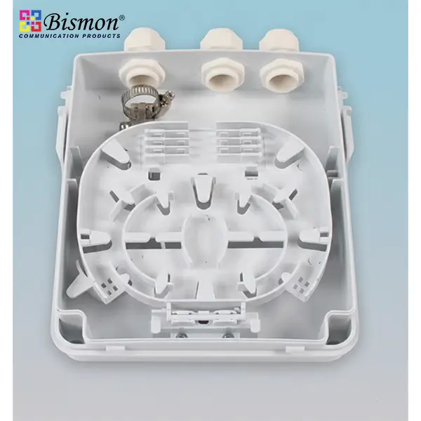 8 Core FTTH Distribution box Outdoor ABS (Support  1*8 PLC-Splitter)